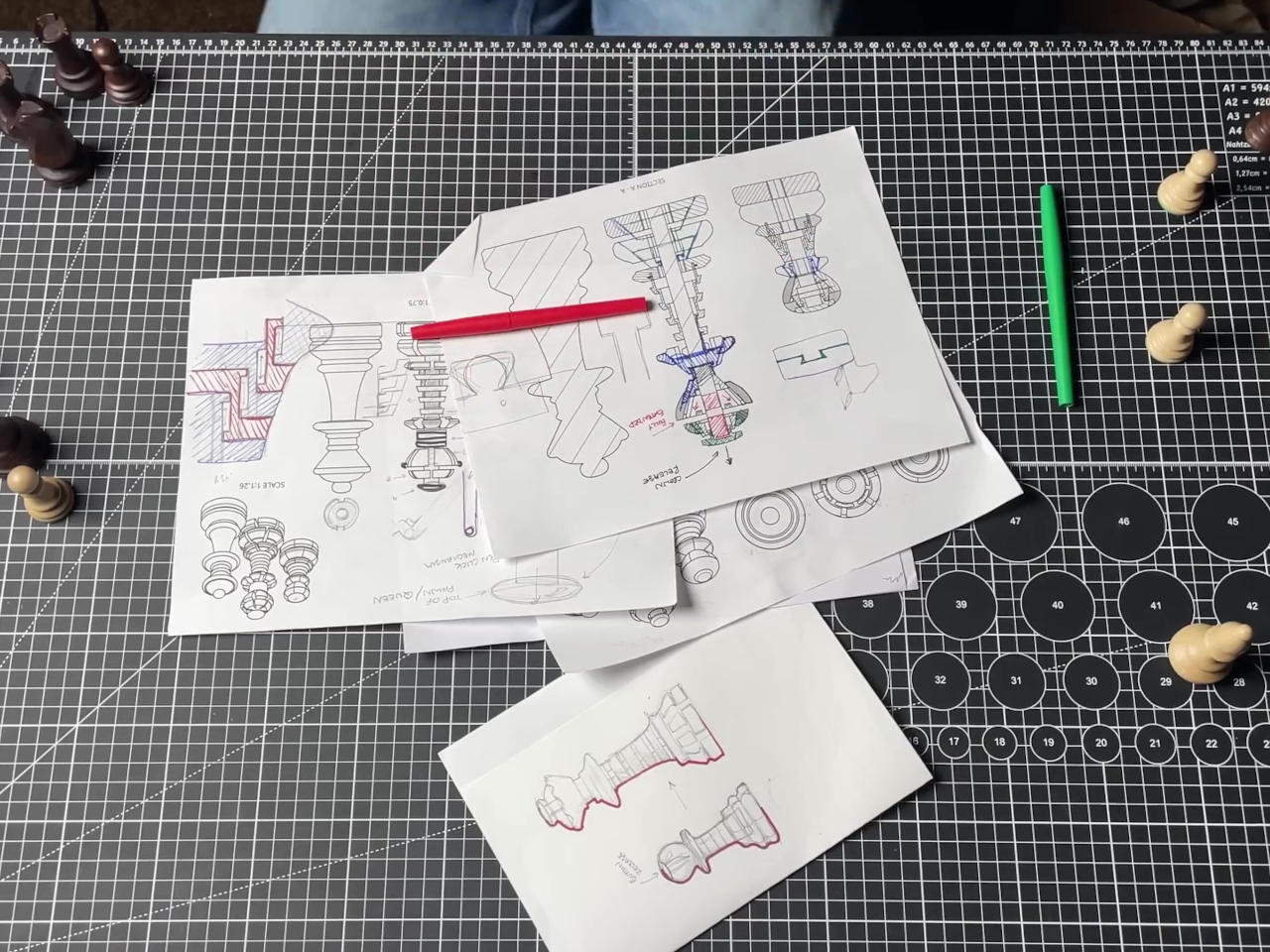 3D printing，Chess，magnet，Creative design，