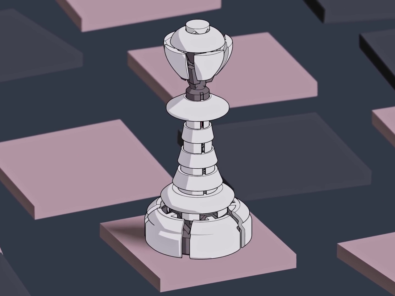 3D printing，Chess，magnet，Creative design，