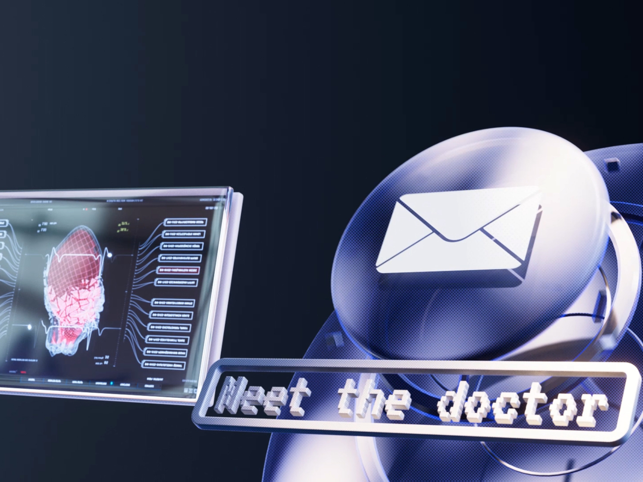 Digital，electronic product，Scanner，MediScan Pro，conceptual design，