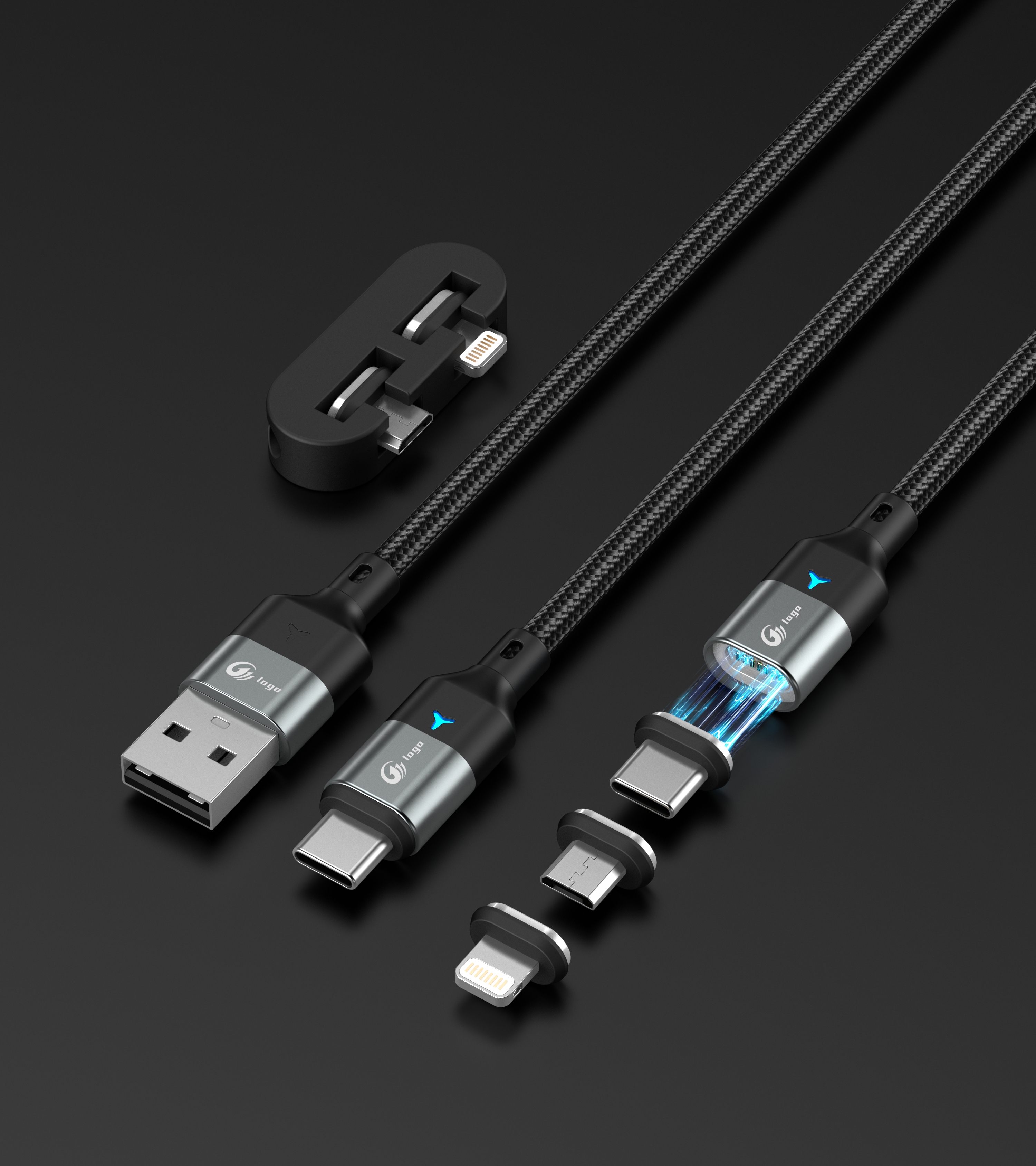 data line，product design，intelligence，originality，Digital 3C，industrial design，Magnetic data line，