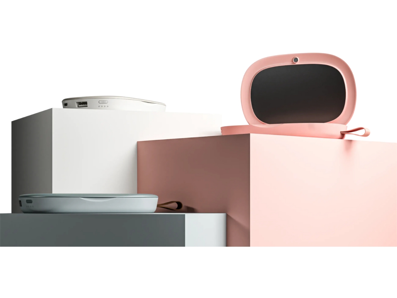 Ergonomics，portable battery，Built-in mirror，Fashion Technology，