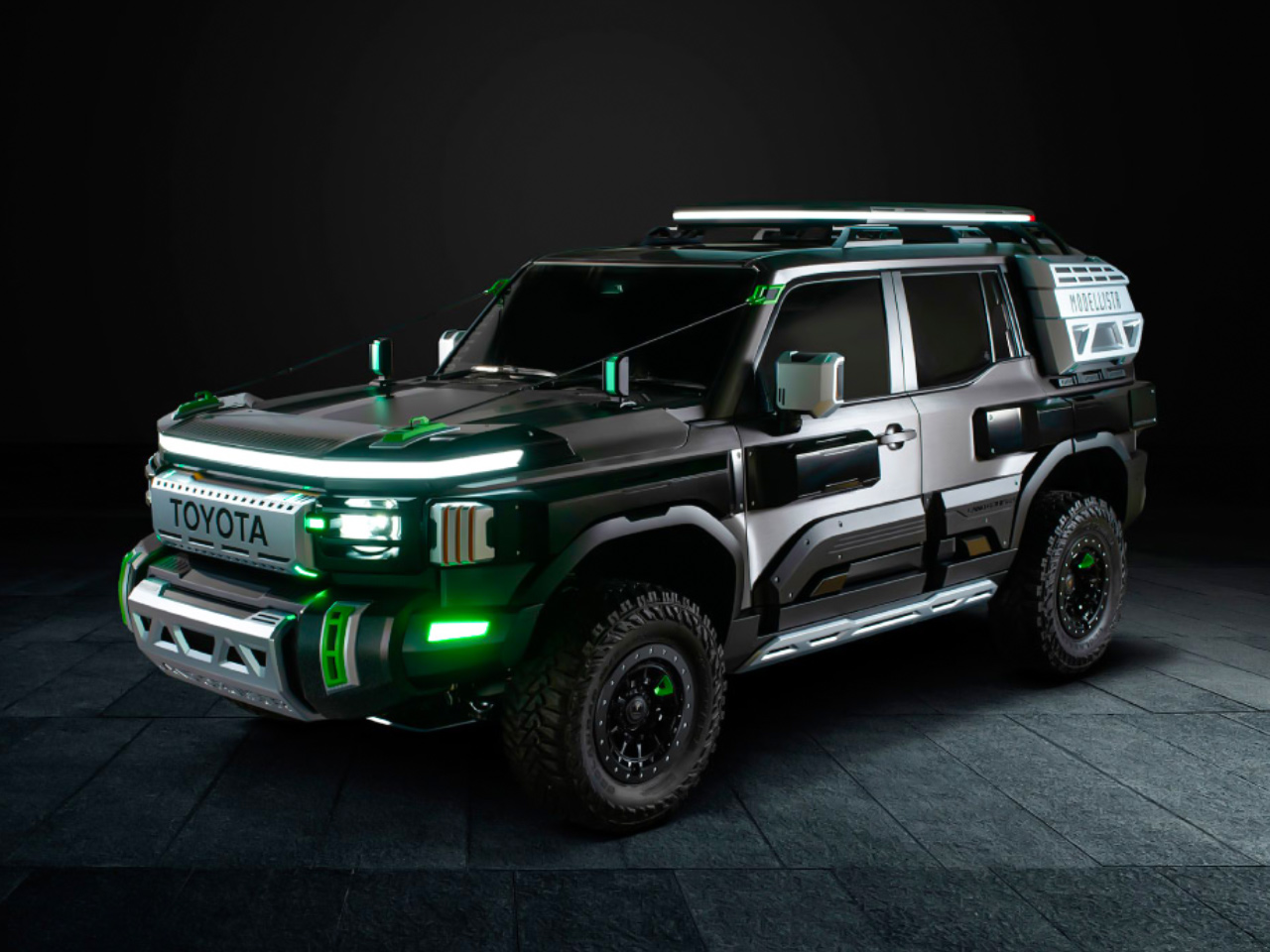 Toyota，Off-road performance，Retrofit concept，Overland Vision，Cyberpunk，