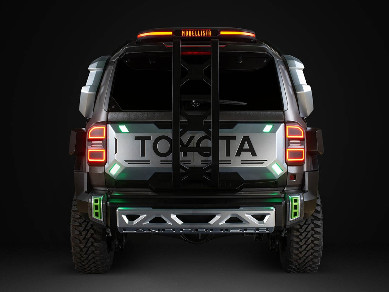 Toyota，Off-road performance，Retrofit concept，Overland Vision，Cyberpunk，