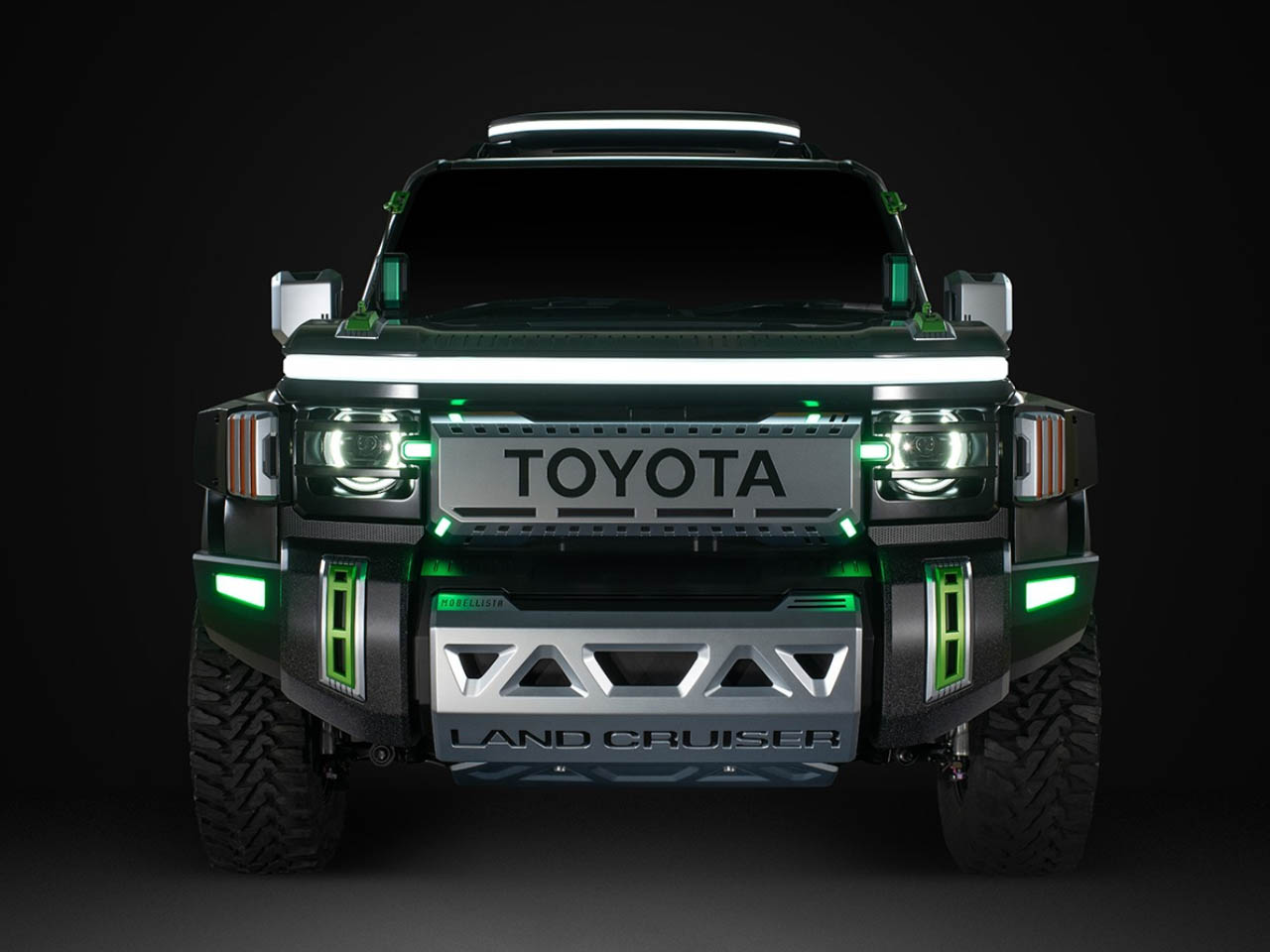 Toyota，Off-road performance，Retrofit concept，Overland Vision，Cyberpunk，