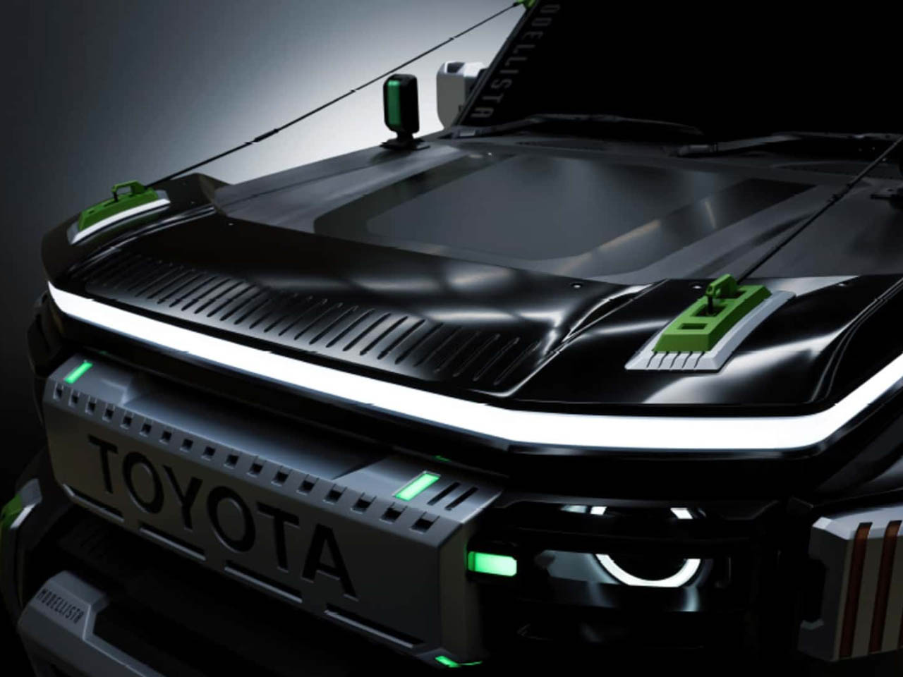 Toyota，Off-road performance，Retrofit concept，Overland Vision，Cyberpunk，