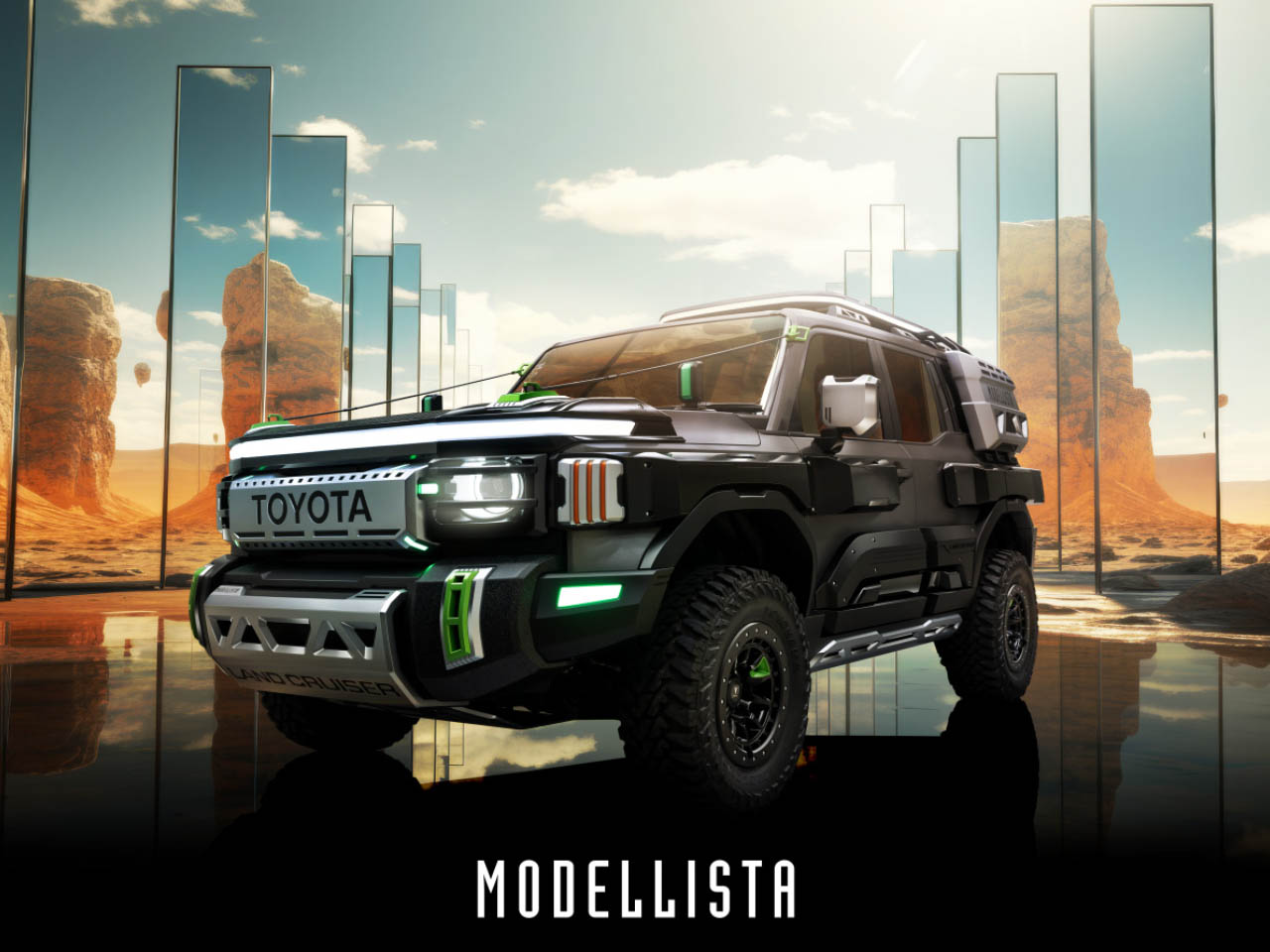 Toyota，Off-road performance，Retrofit concept，Overland Vision，Cyberpunk，