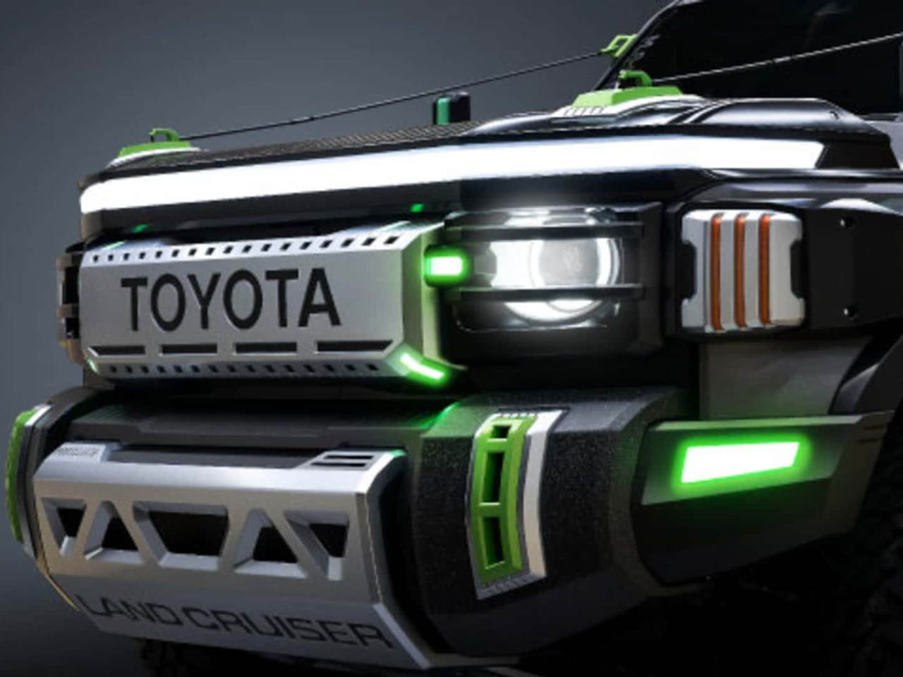 Toyota，Off-road performance，Retrofit concept，Overland Vision，Cyberpunk，
