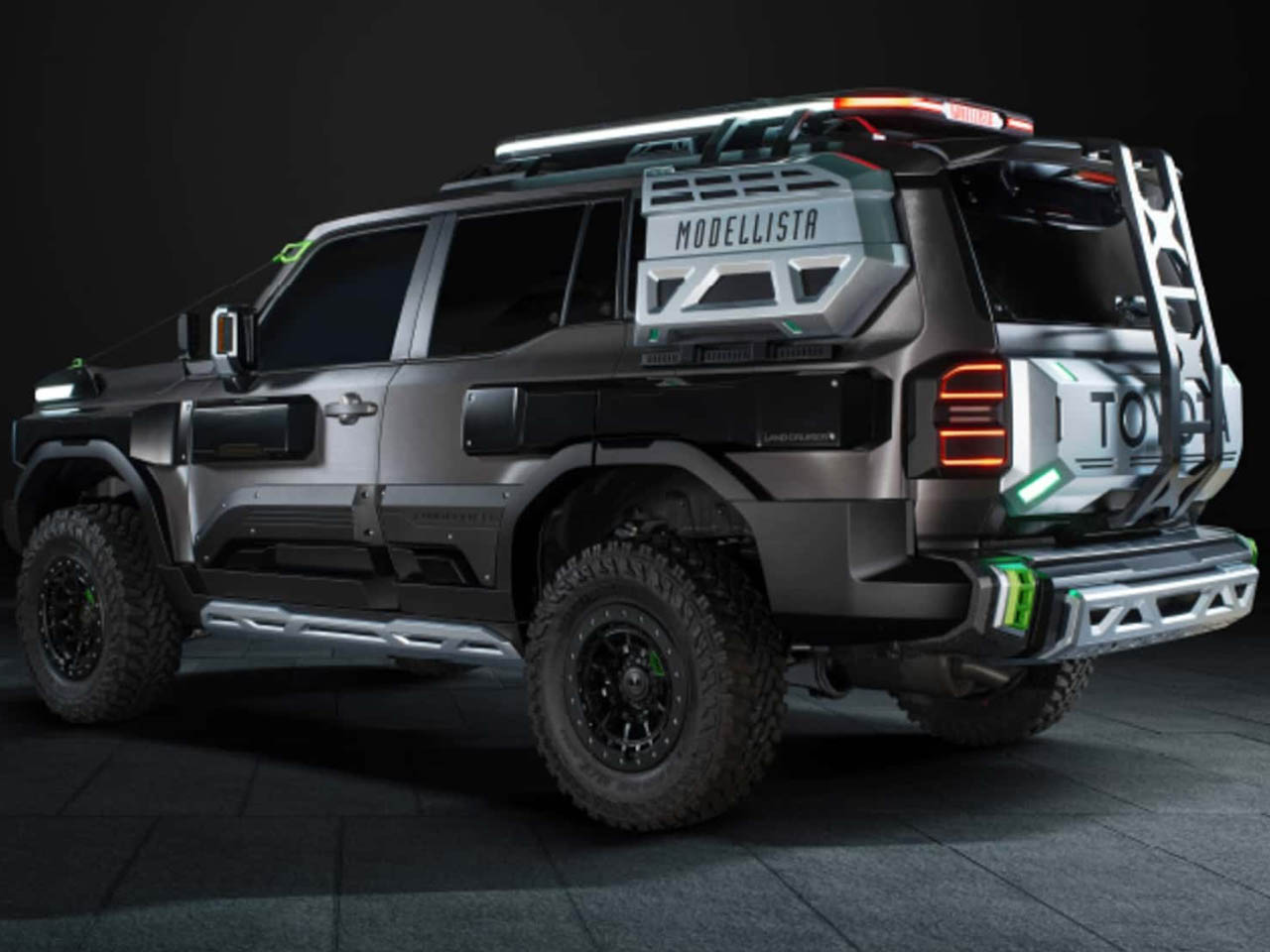 Toyota，Off-road performance，Retrofit concept，Overland Vision，Cyberpunk，