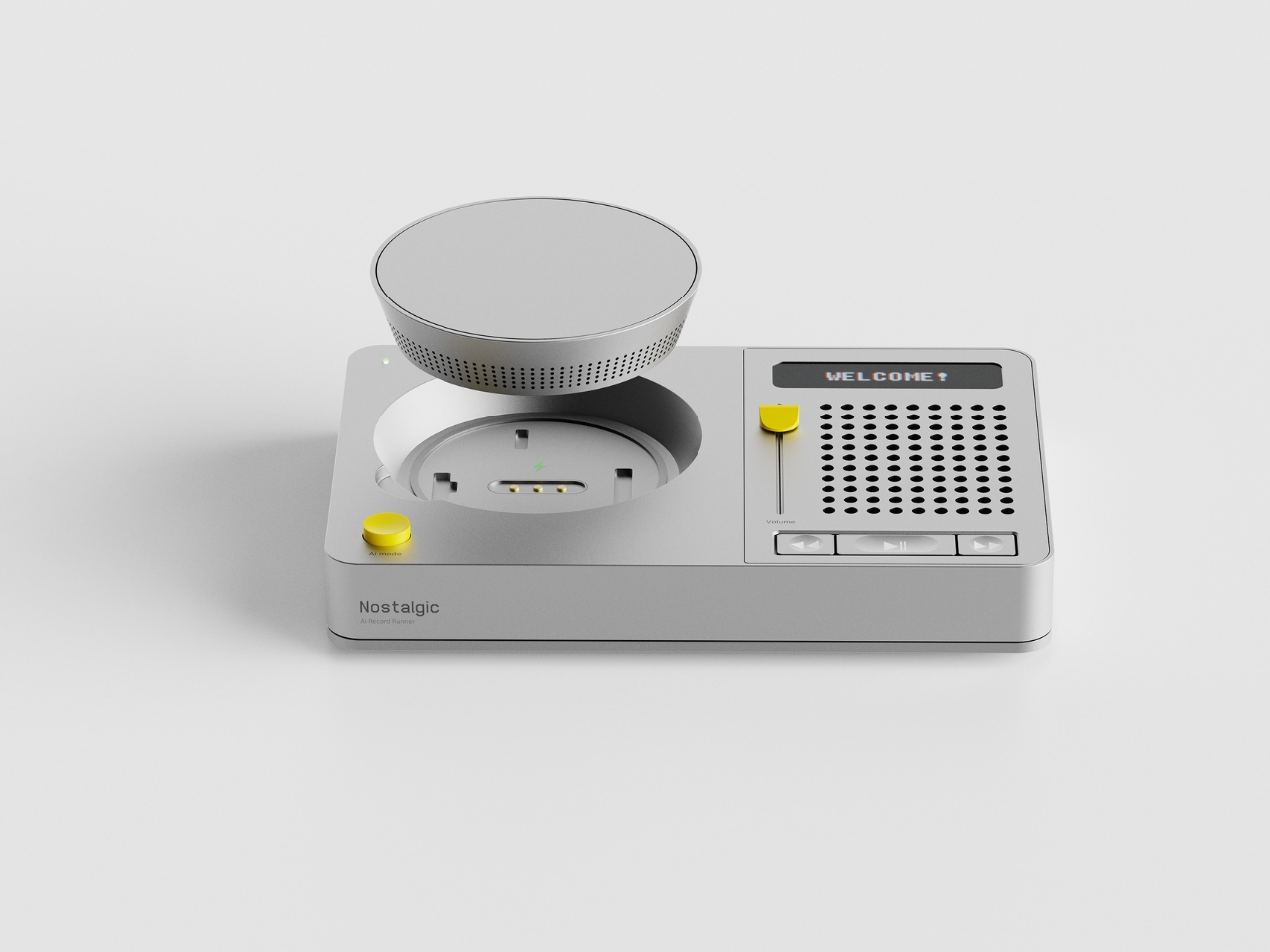 Retro Design ，Bluetooth Speaker ，two-in-one，AI speaker，