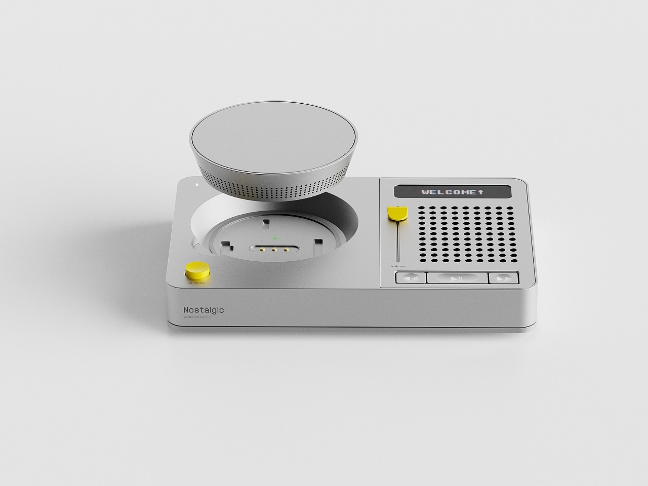 Retro Design ，Bluetooth Speaker ，two-in-one，AI speaker，