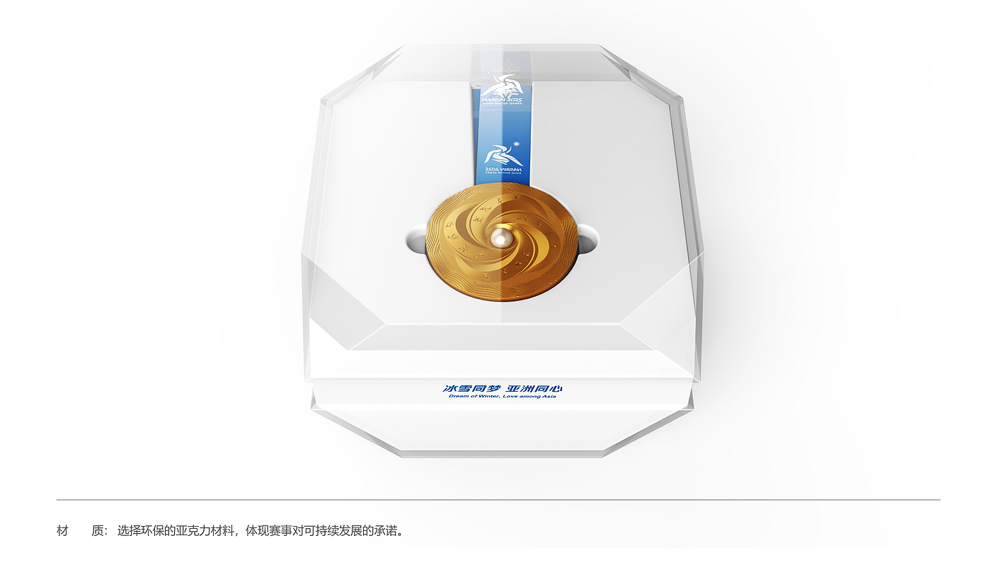 Asian Winter Games，Medal Design，Original design，