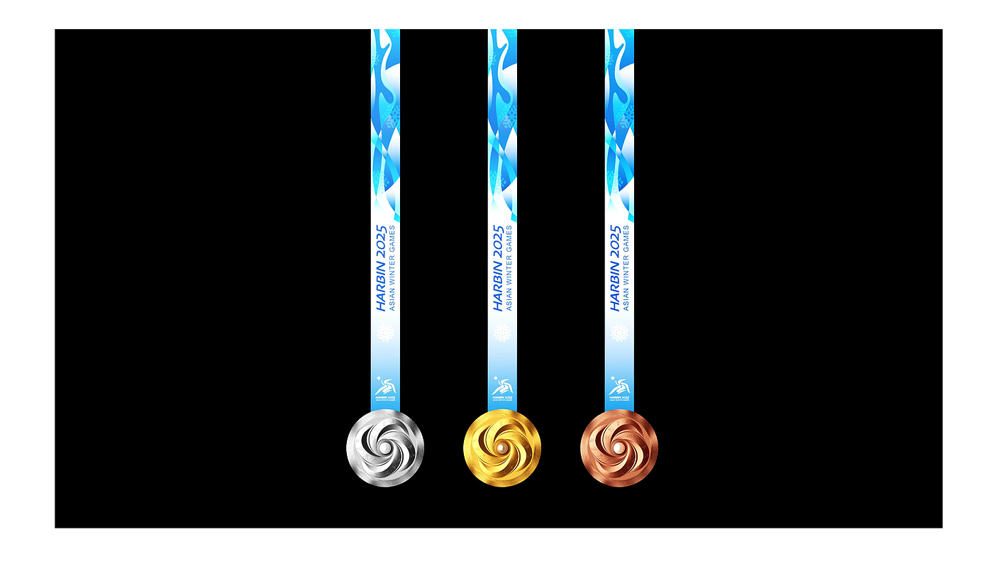 Asian Winter Games，Medal Design，Original design，