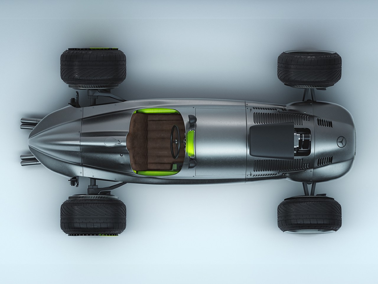 Mercedes-Benz W165，Retro Racing，Modified vehicle，Modern elements，