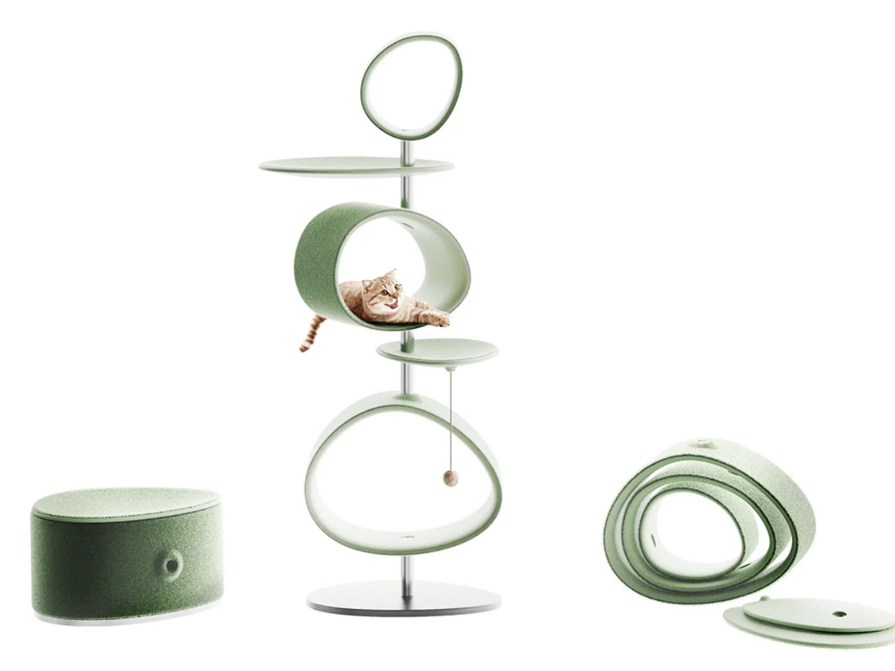 Petterior，Cat climbing frame，Pet furniture，Pet Supplies & Pet，