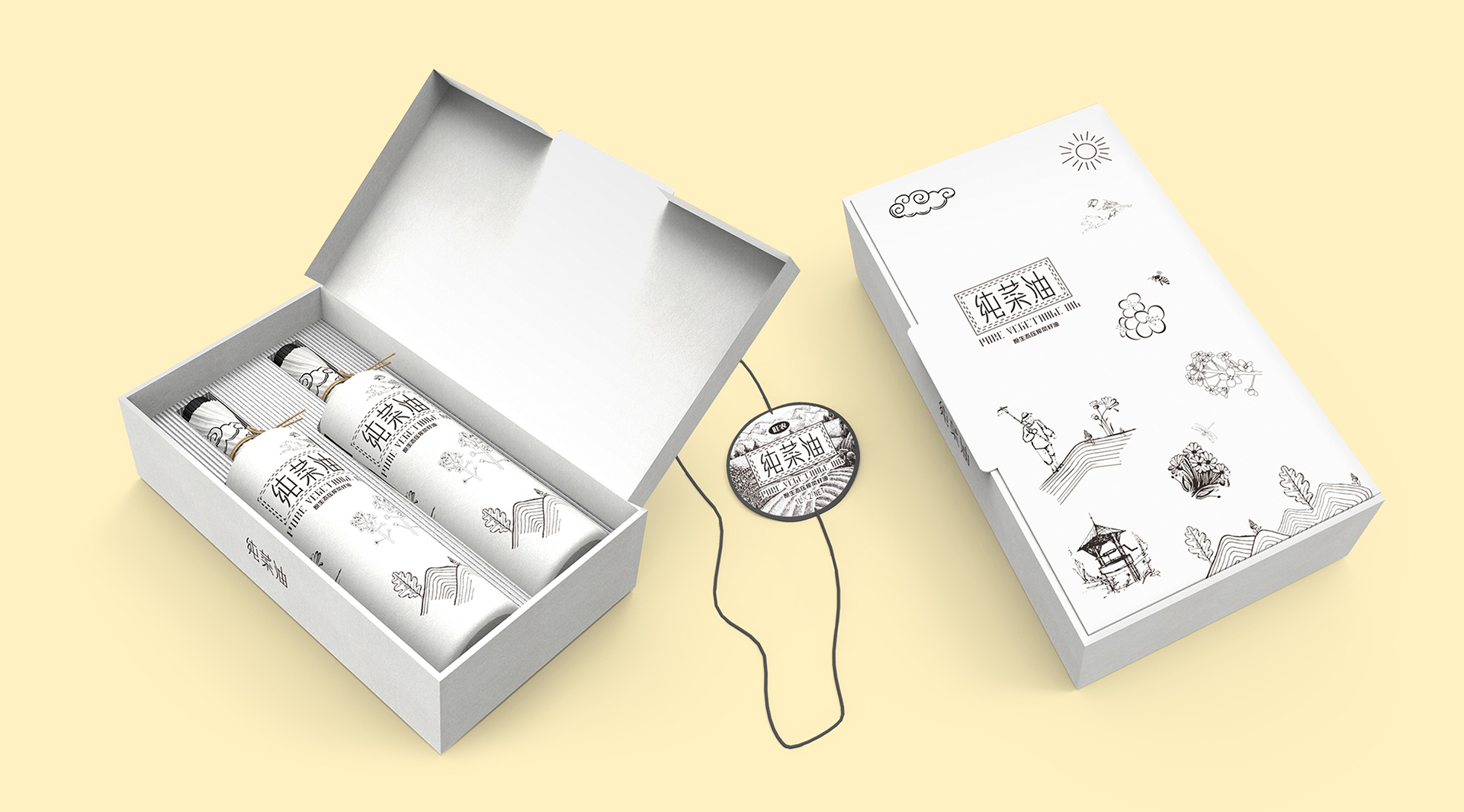 Packaging Design of Camellia Oil Series Products，