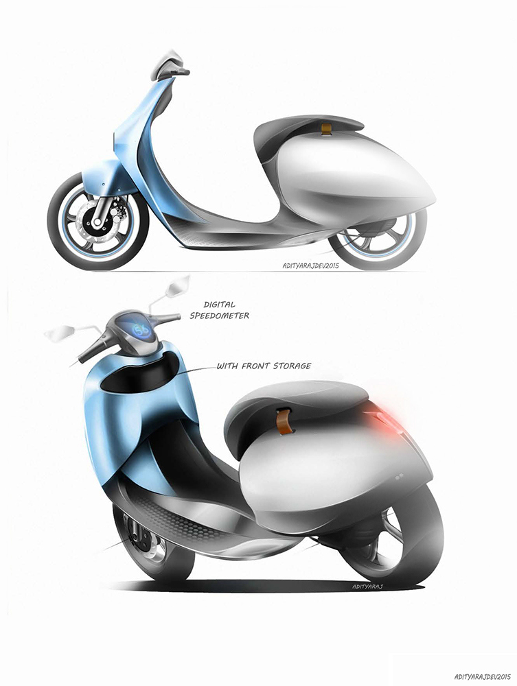 industrial design，vehicle，motorcycle，Hand drawn sketch，