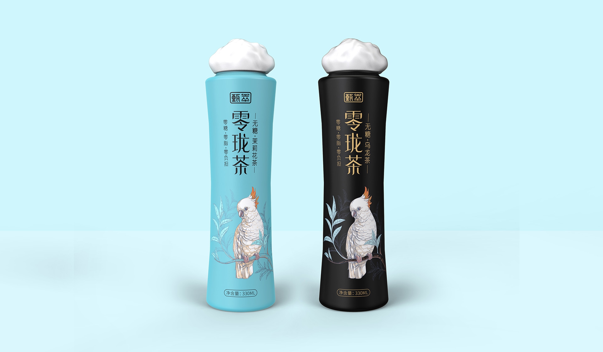Sugar-free tea beverage brand case design/packaging design/Shengzhiyang，