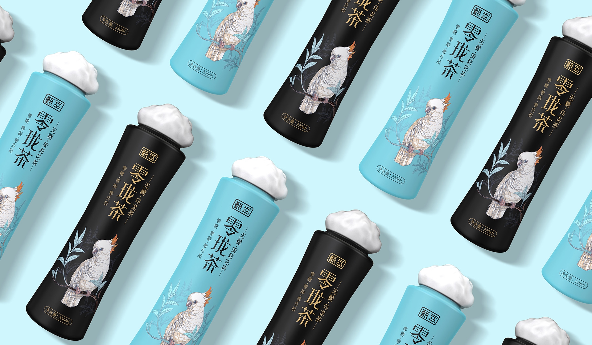 Sugar-free tea beverage brand case design/packaging design/Shengzhiyang，