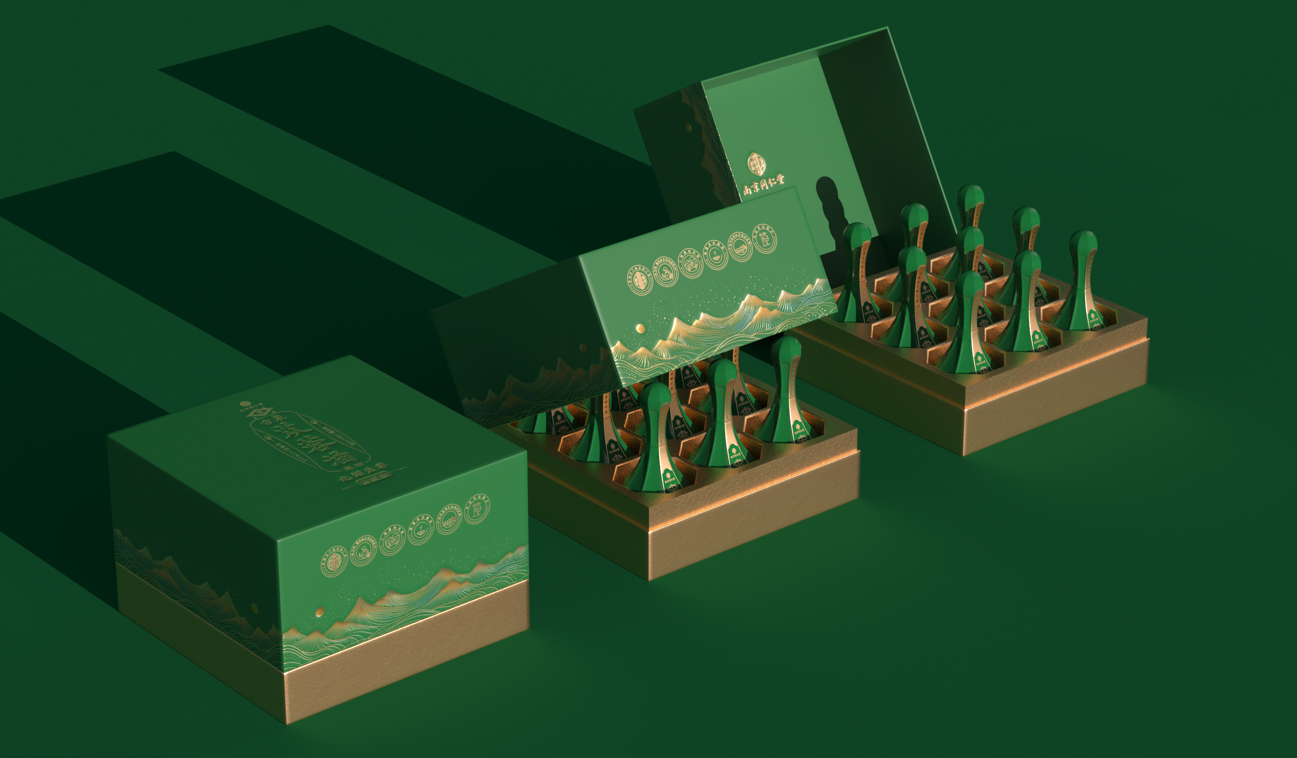 Nanjing Tongrentang Cistanche Wine Packaging Design/Shengzhiyang Design，