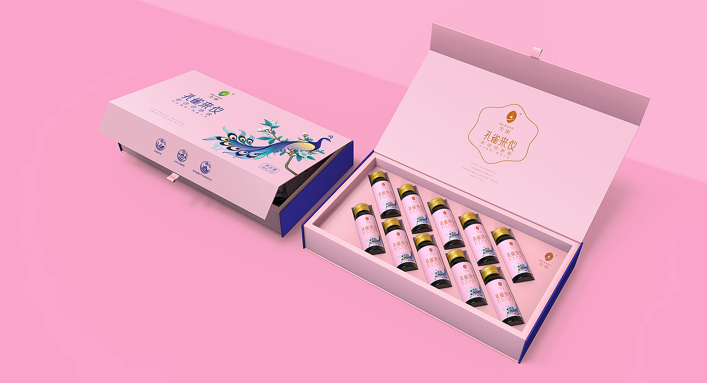 Oral Liquid Gift Box Health Care Packaging Design/Shengzhiyang Design，