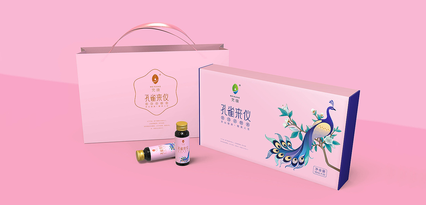 Oral Liquid Gift Box Health Care Packaging Design/Shengzhiyang Design，