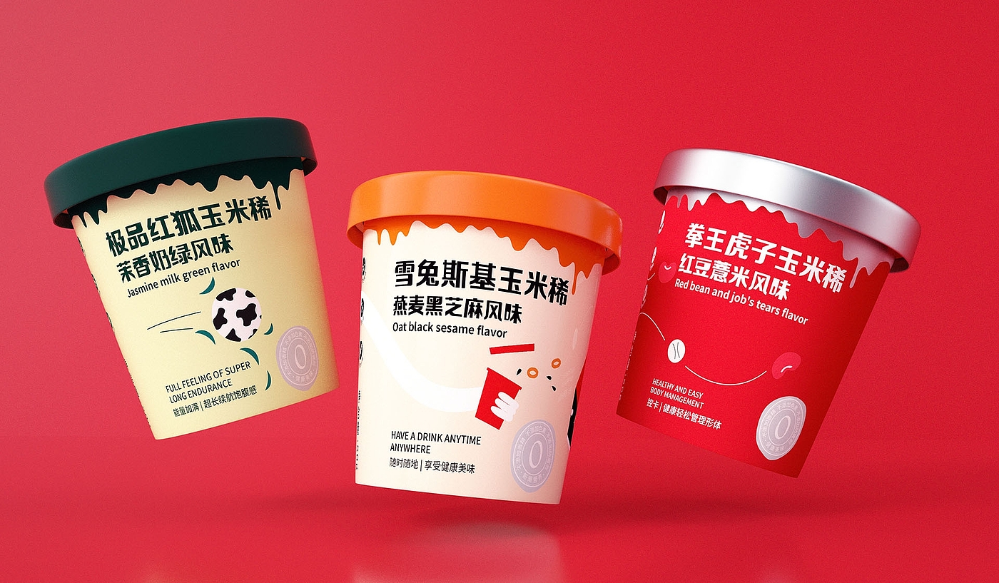 Meal replacement powder food packaging design/Shengzhiyang design，