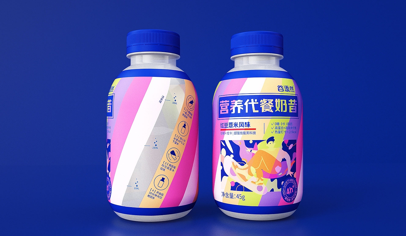 Meal replacement powder food packaging design/Shengzhiyang design，