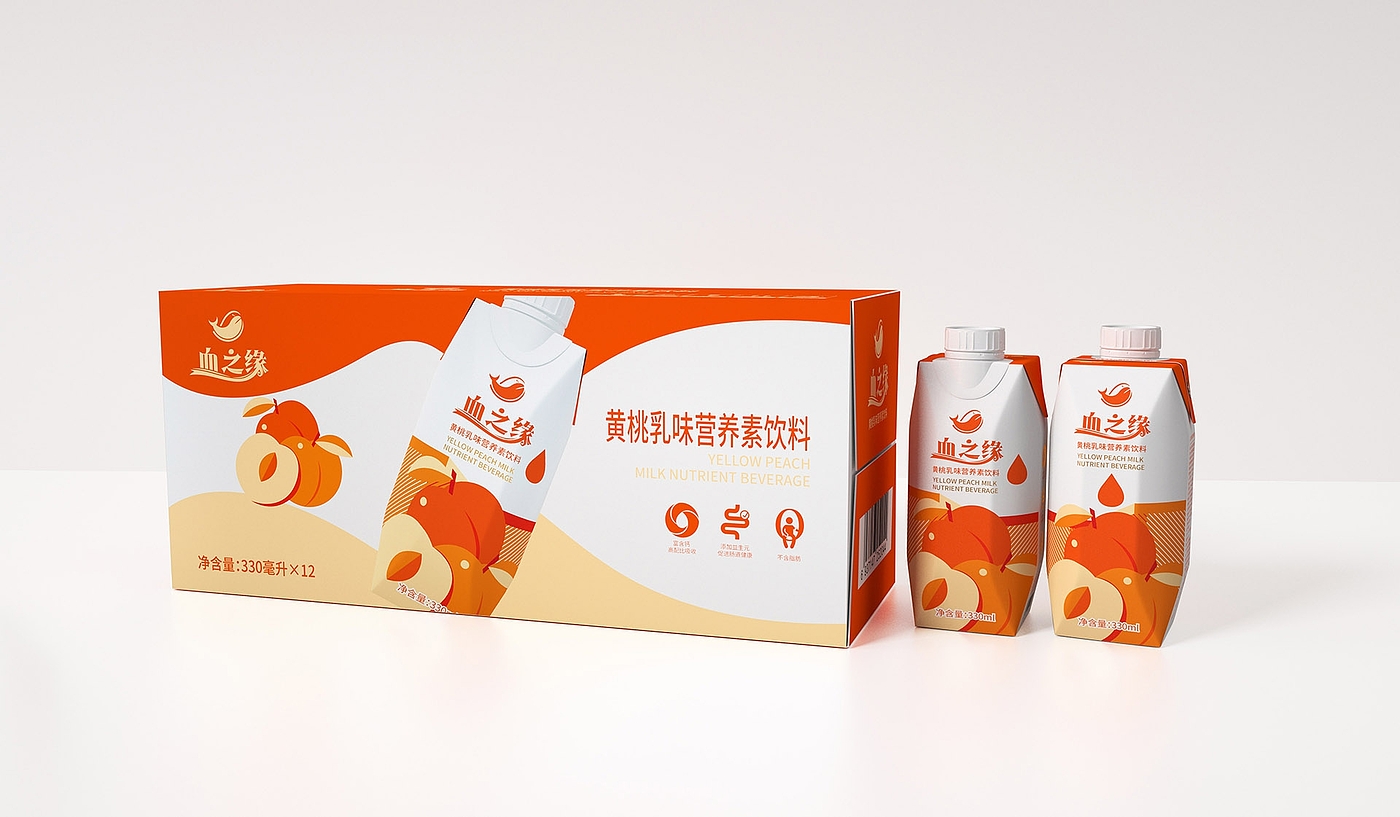 Juice Beverage Packaging Design/Shengzhiyang Design，