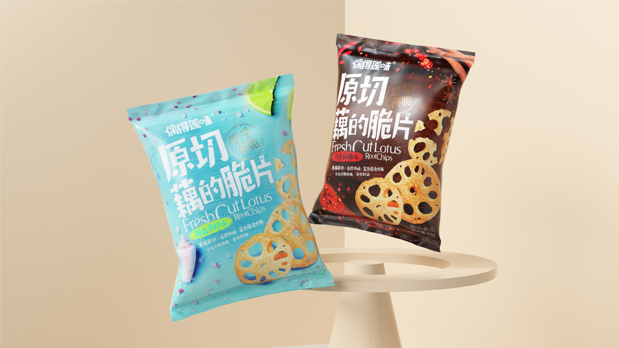 Food packaging，Food packaging，snacks，snacks，sign，logo，sign，production，logo，production，lotus root，Graphic Artist Designer，packing design，lotus root，Graphic Artist Designer，packing design，
