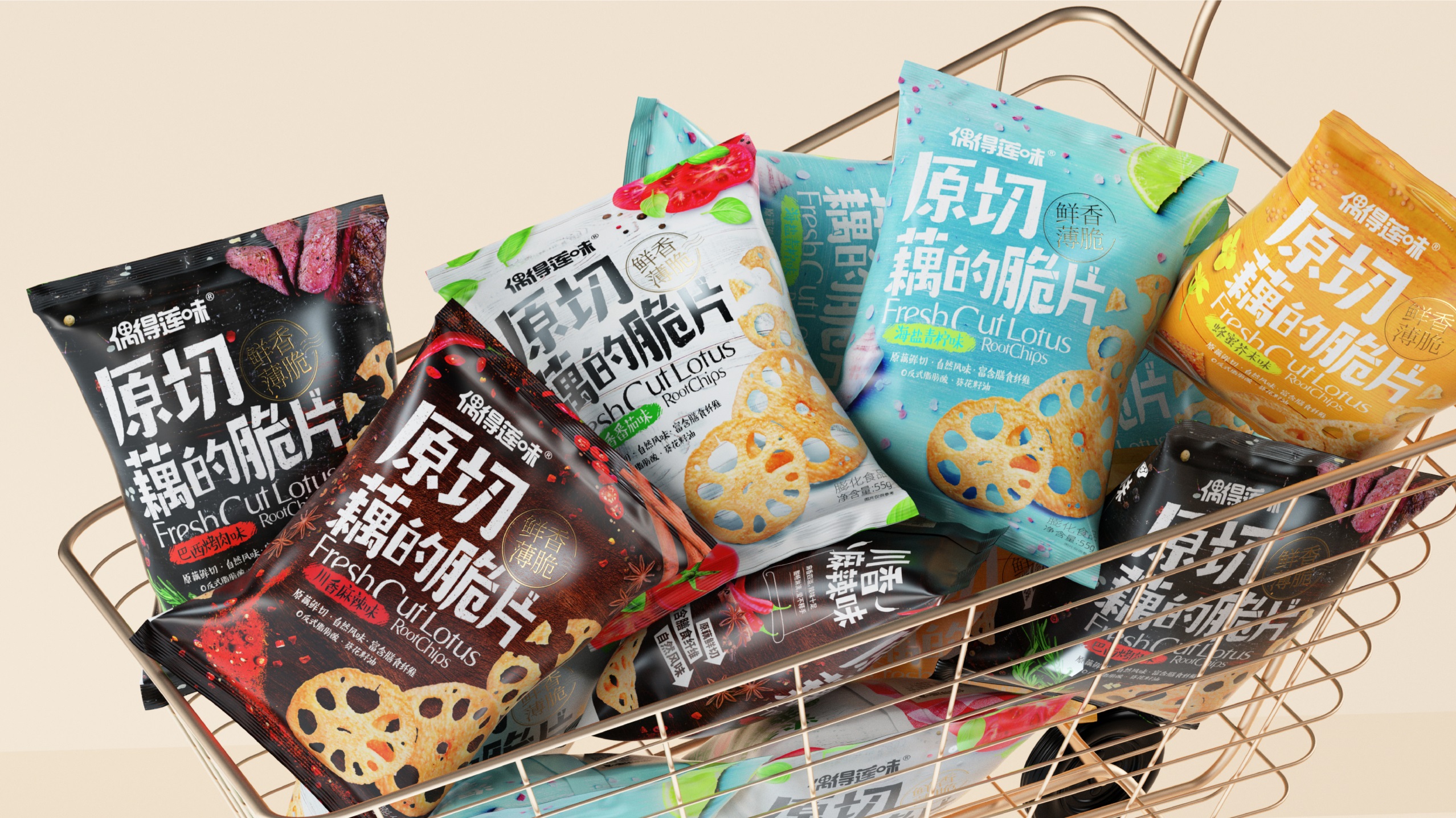 Food packaging，Food packaging，snacks，snacks，sign，logo，sign，production，logo，production，lotus root，Graphic Artist Designer，packing design，lotus root，Graphic Artist Designer，packing design，