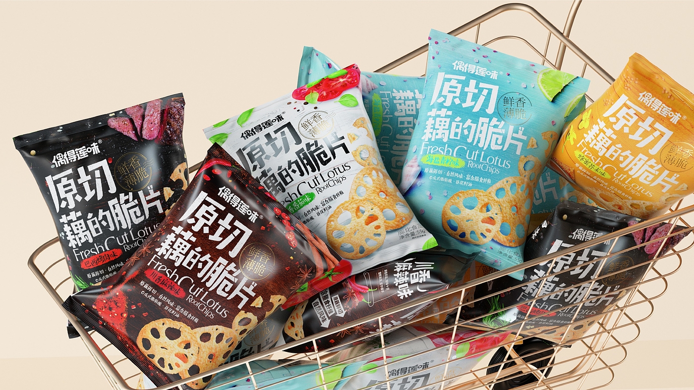 Food packaging，Food packaging，snacks，snacks，sign，logo，sign，production，logo，production，lotus root，Graphic Artist Designer，packing design，lotus root，Graphic Artist Designer，packing design，