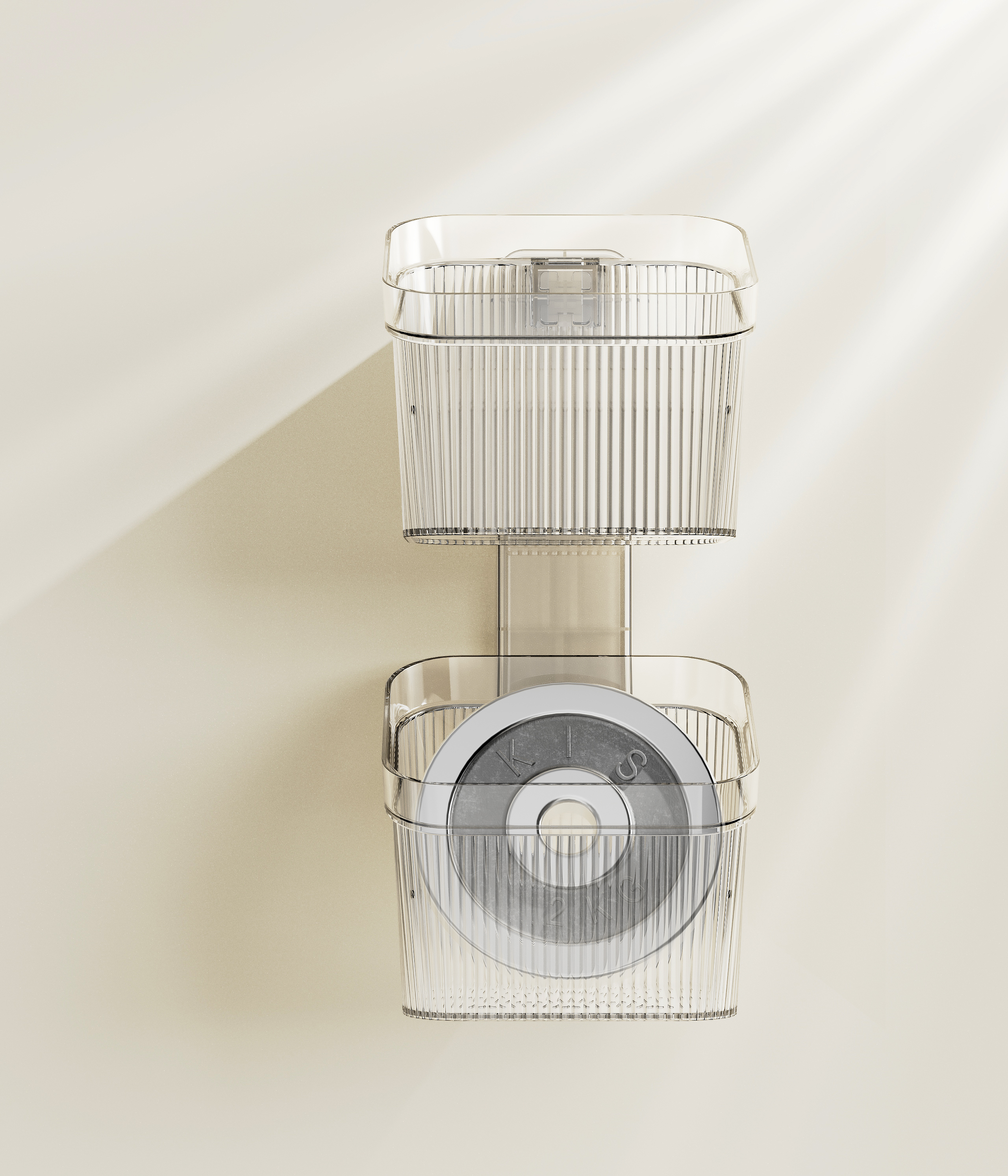 Light Luxury High Transparent PET Horizontal Hanging Vertical Hanging，