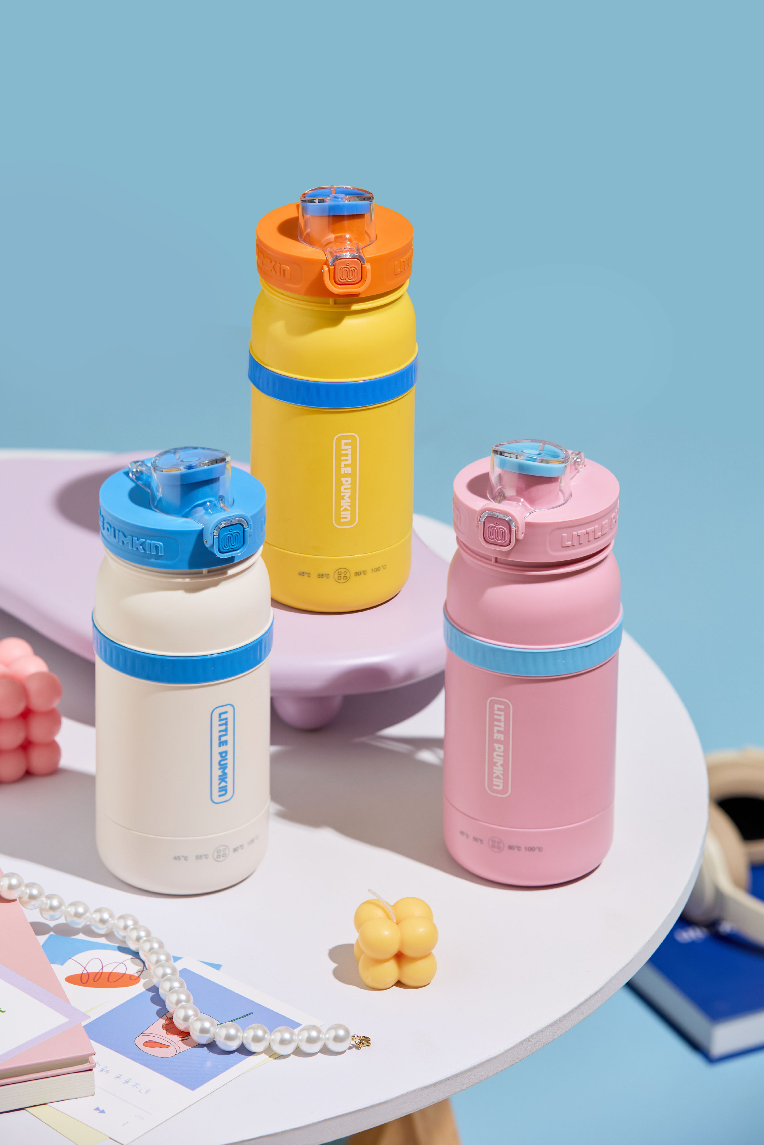 Travel Hot Pot，Office travel heating cup，Small electric kettle，Burning cup，Pumpkin，Todi Design，Portable Boiler，