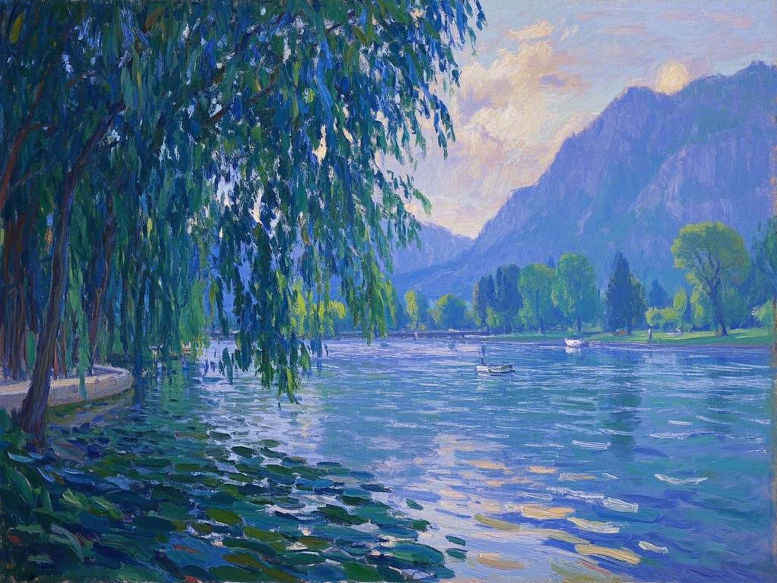 Pure handmade oil painting，