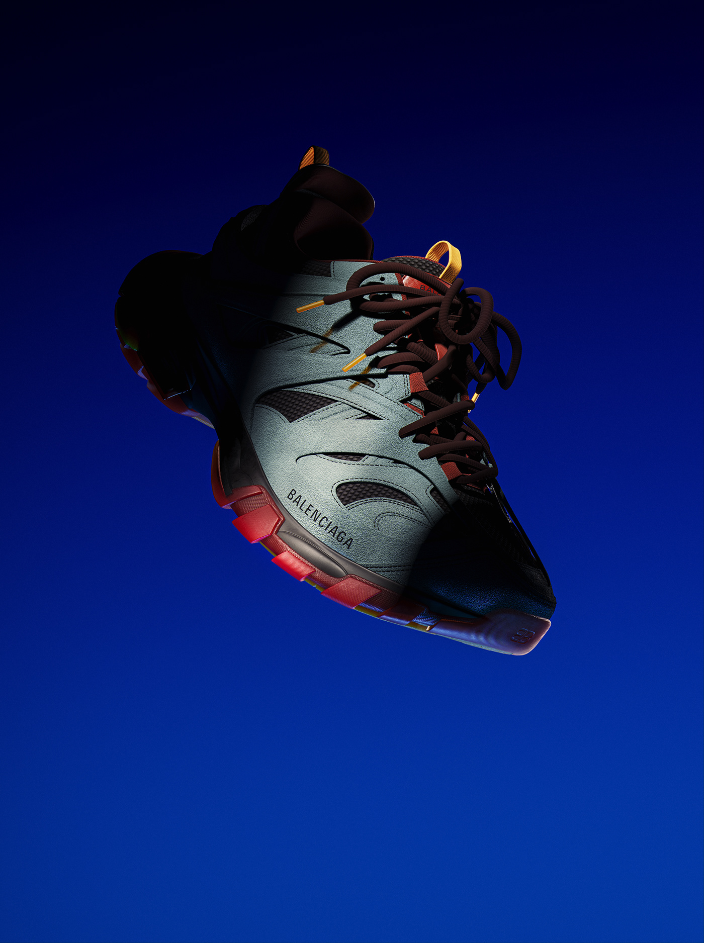 Textured treatment，Render，texture，sneakers，Balenciaga Track，