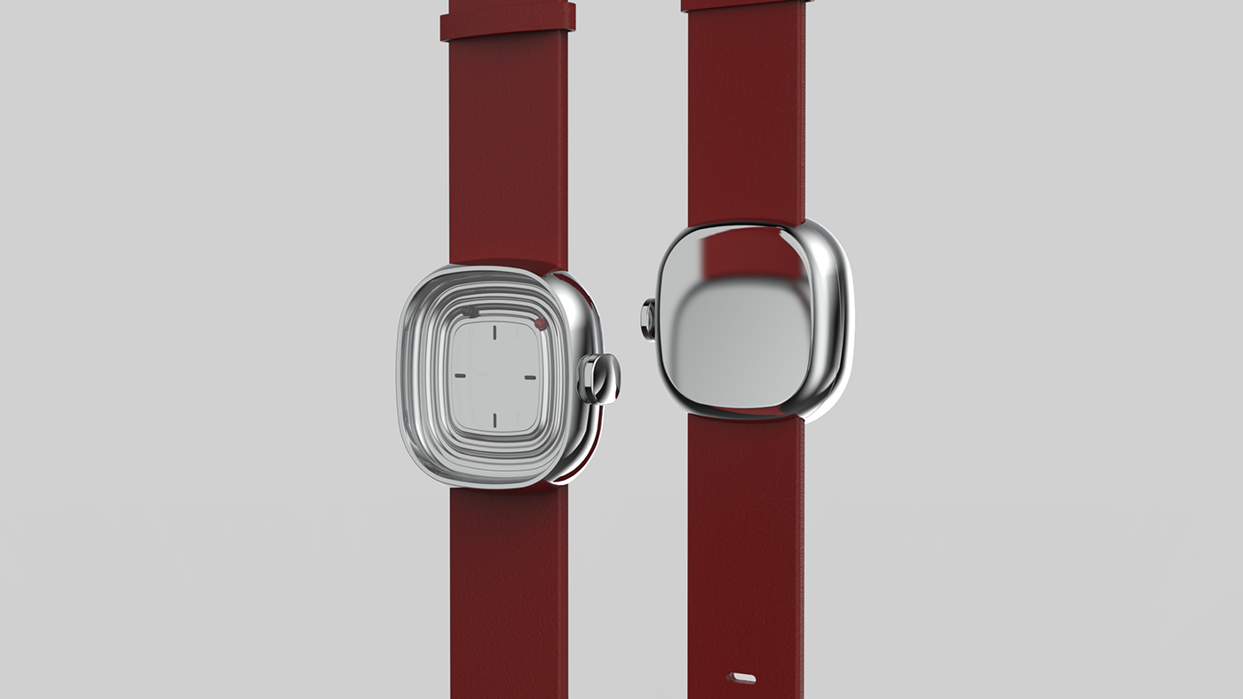 Minimalist design ，alarm clock，brushed metal，vintage watch，