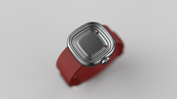 Minimalist design ，alarm clock，brushed metal，vintage watch，