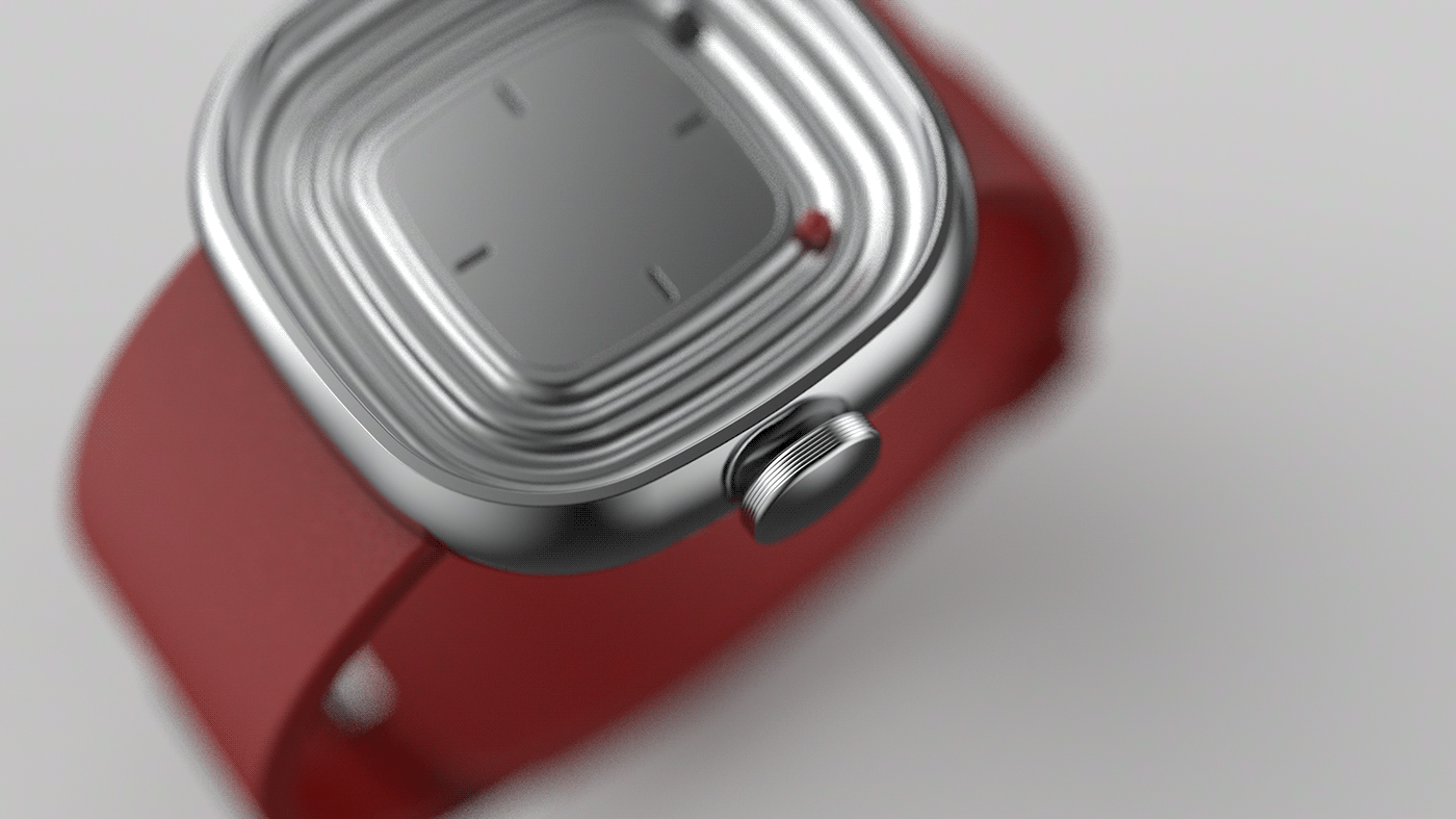 Minimalist design ，alarm clock，brushed metal，vintage watch，