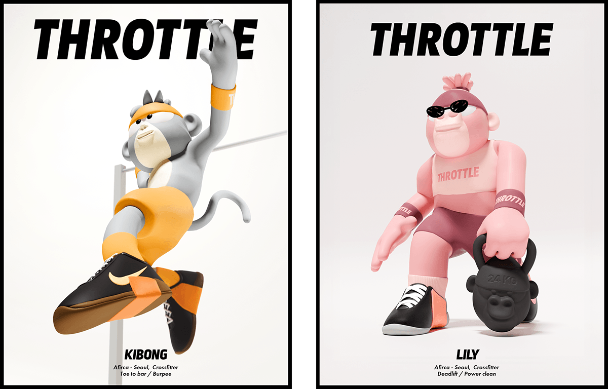 CrossFit，THROTTLE，Kibong，Lily，CrossFit，