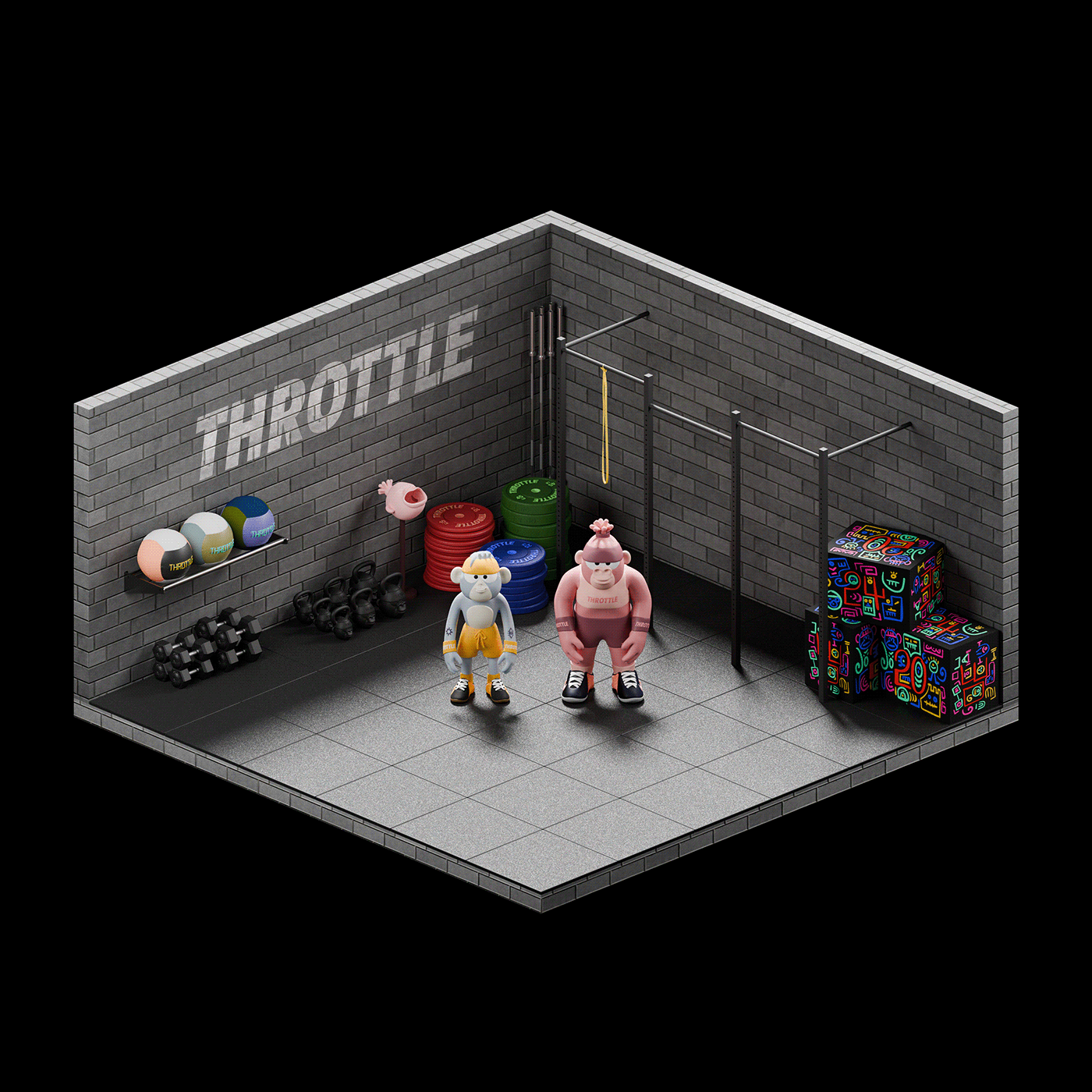 CrossFit，THROTTLE，Kibong，Lily，CrossFit，