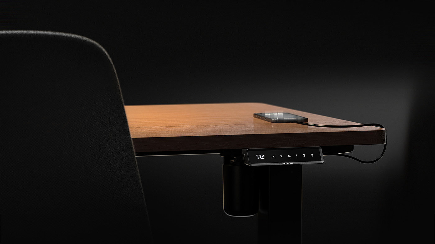 desk，Desktronic，Ergonomics，touch screen，control panel，