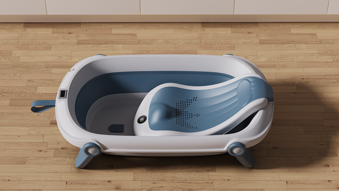 Bathtub，children，Mother and baby，industrial design，