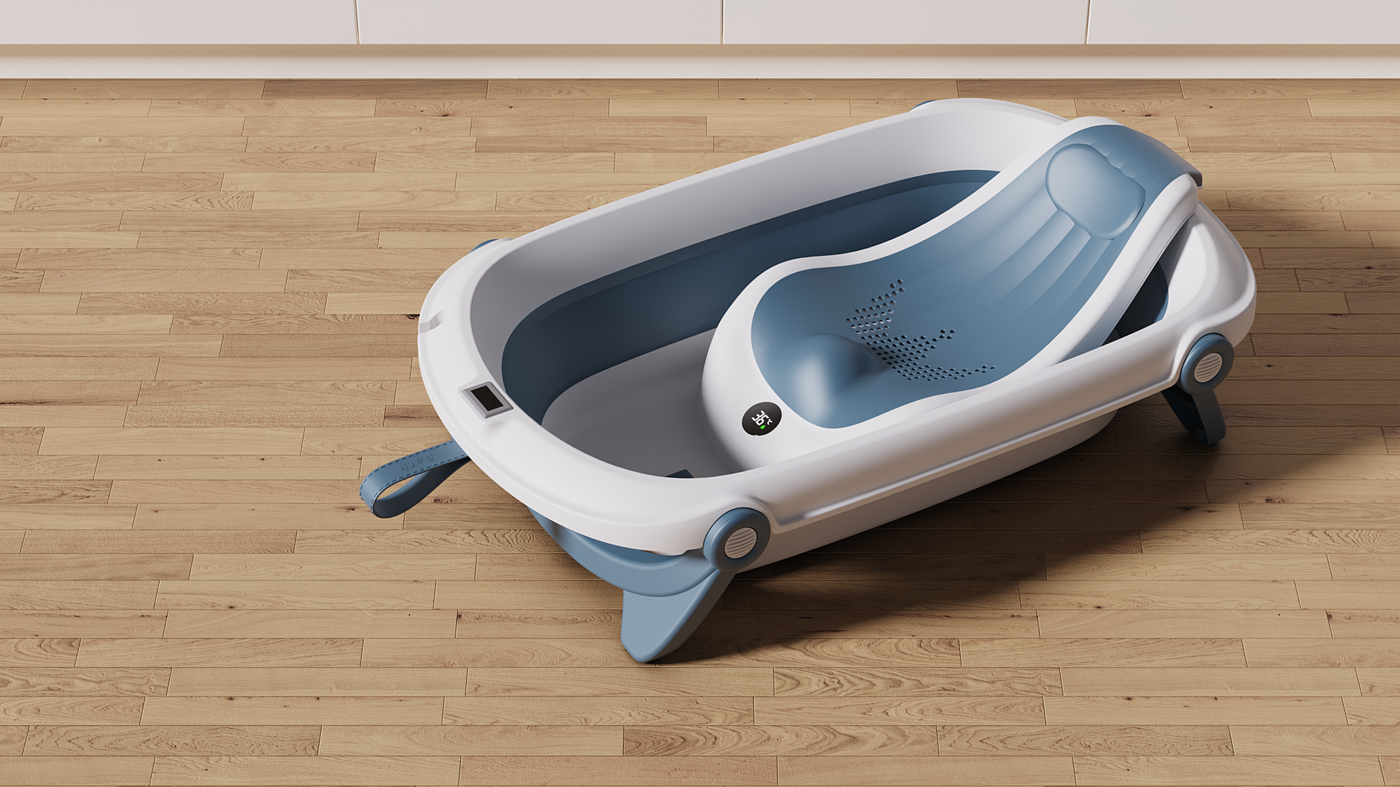 Bathtub，children，Mother and baby，industrial design，