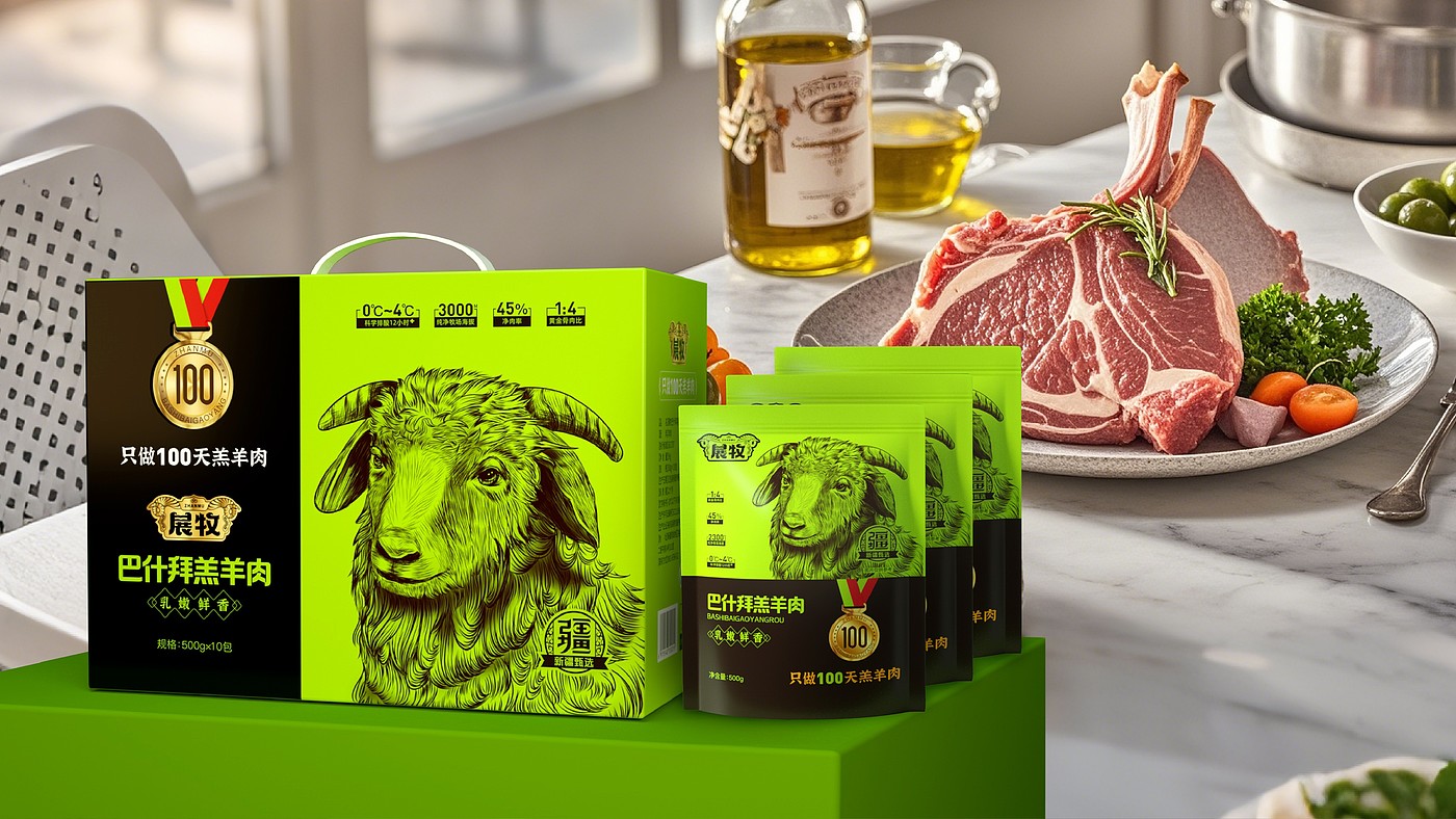 Brand design，packing design，Shepherd Meat，London Design Award，Declare the Award，