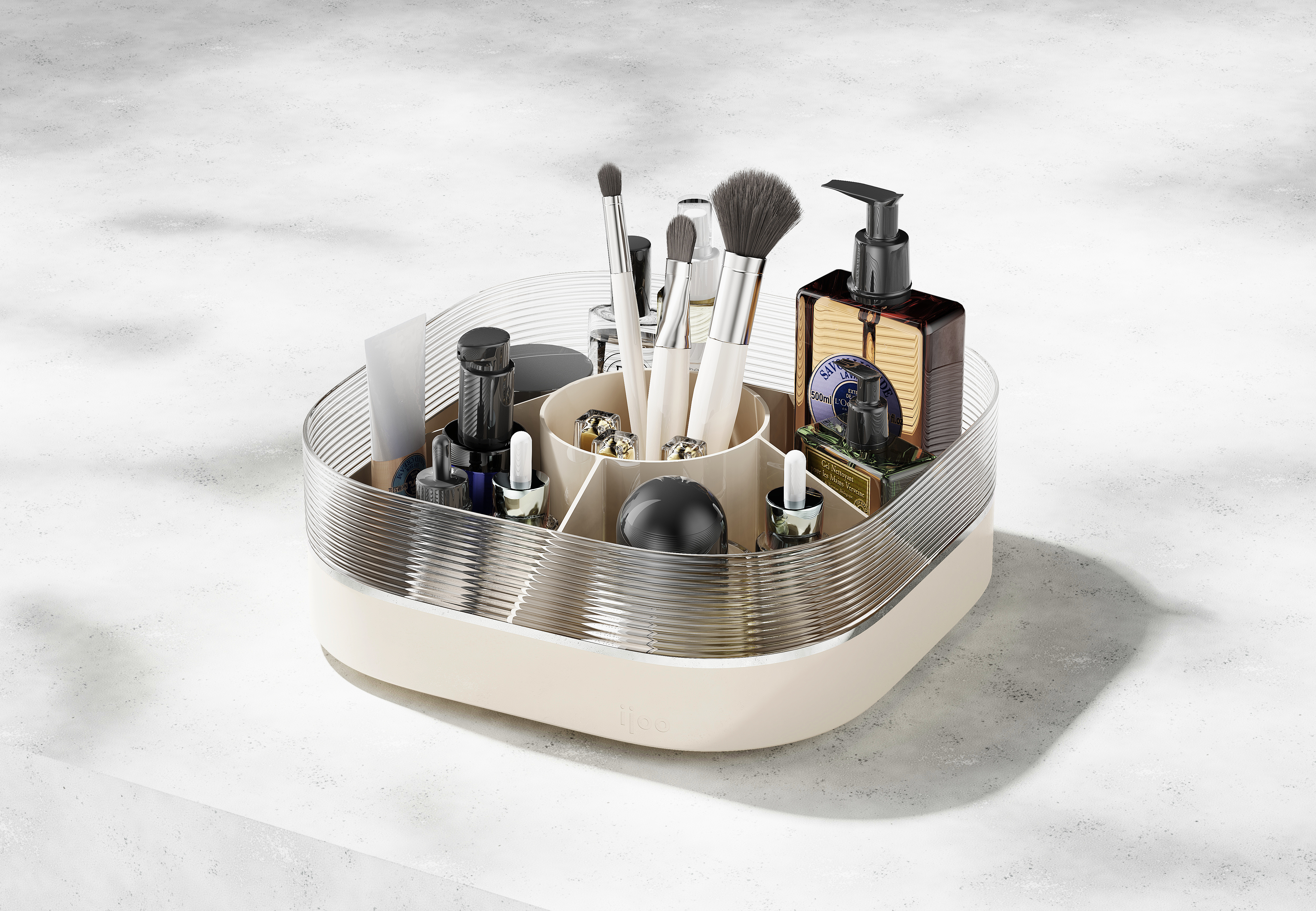 Large capacity storage，360 ° rotation storage，