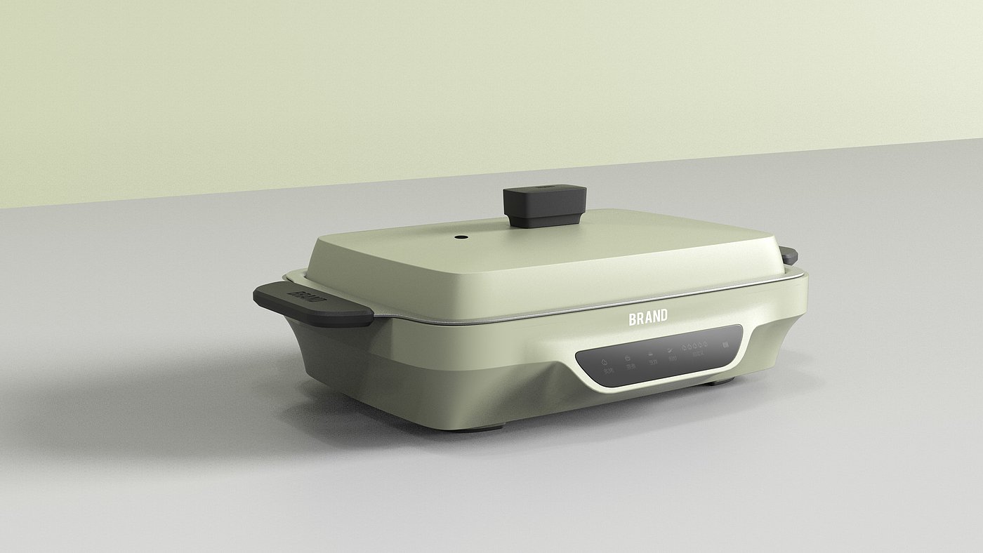 industrial design，Electric frying pan，Kitchen appliances，Frying pan，Shanghai Design Studio，