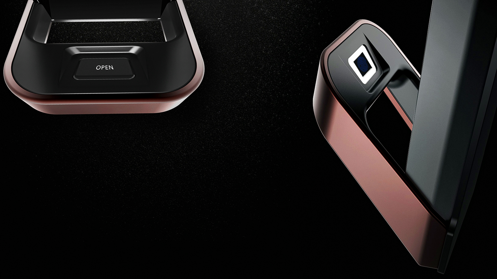 Fingerprint lock，Password lock，Anti-theft door lock，Appearance design，Structural design，Door lock design，lock，Electronic lock，