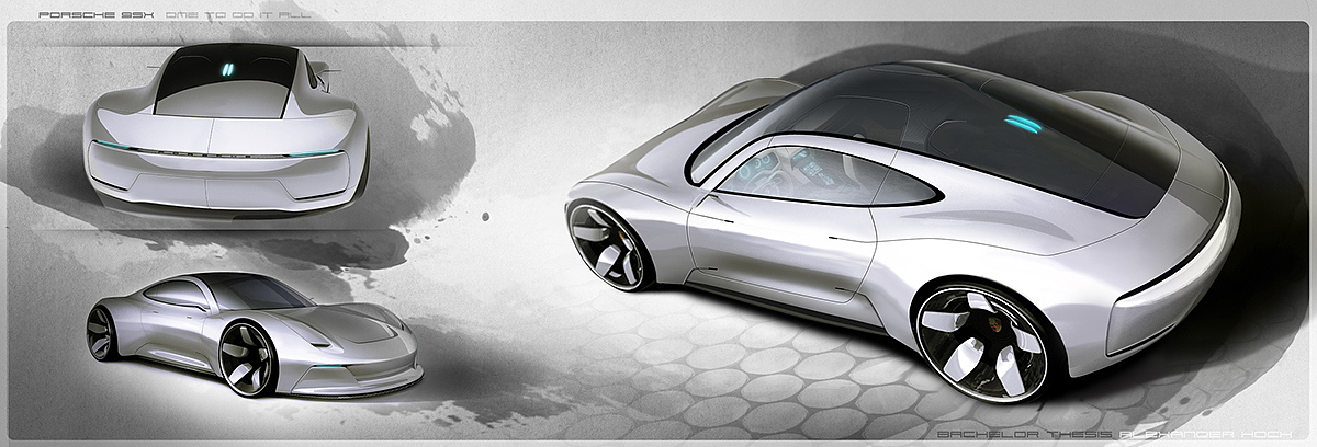 Porsche，vehicle，concept，industrial design，vehicle，