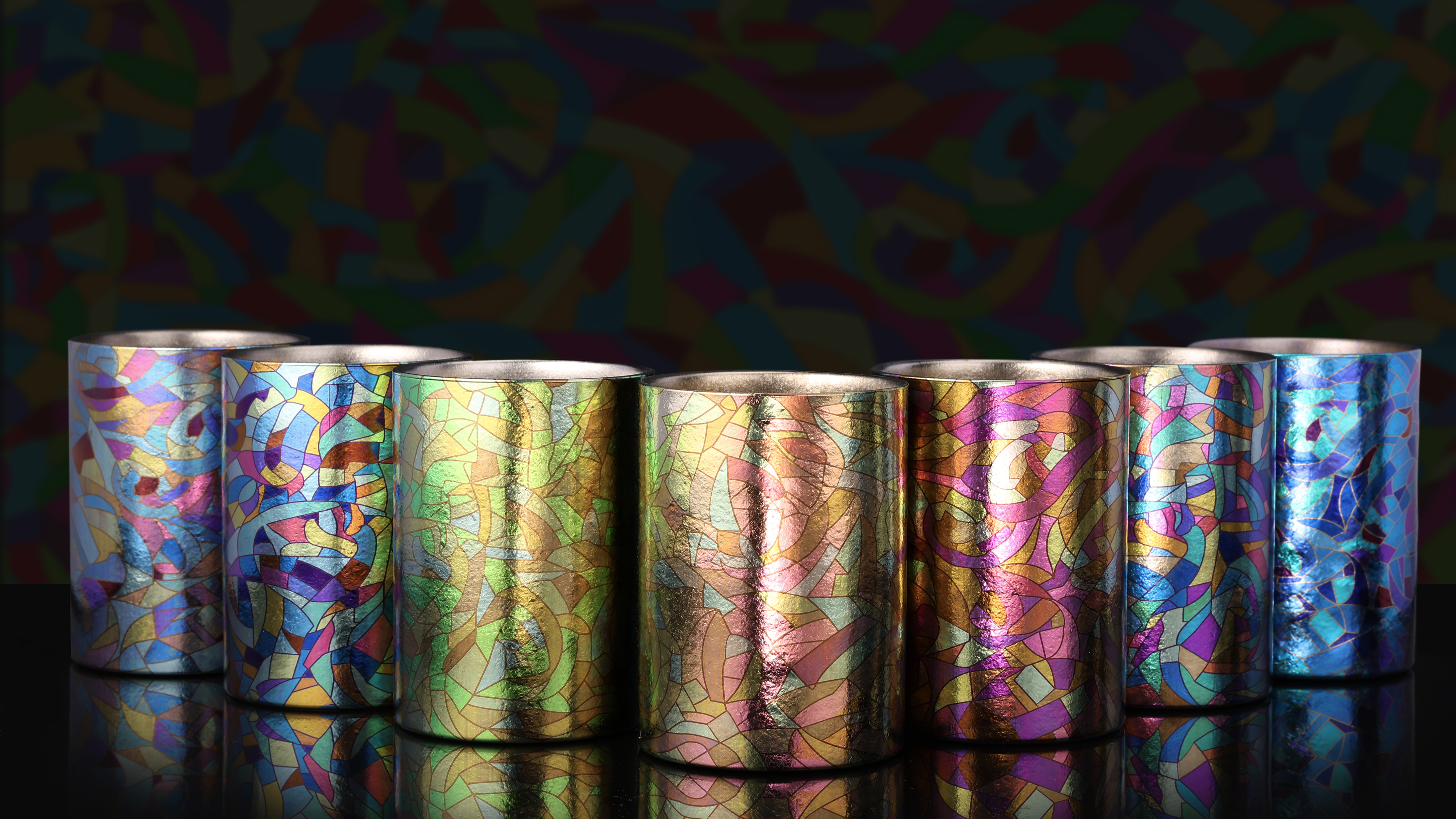 glass，Titanium cup，Water cup，colored titanium，Hals Titanium Cup，