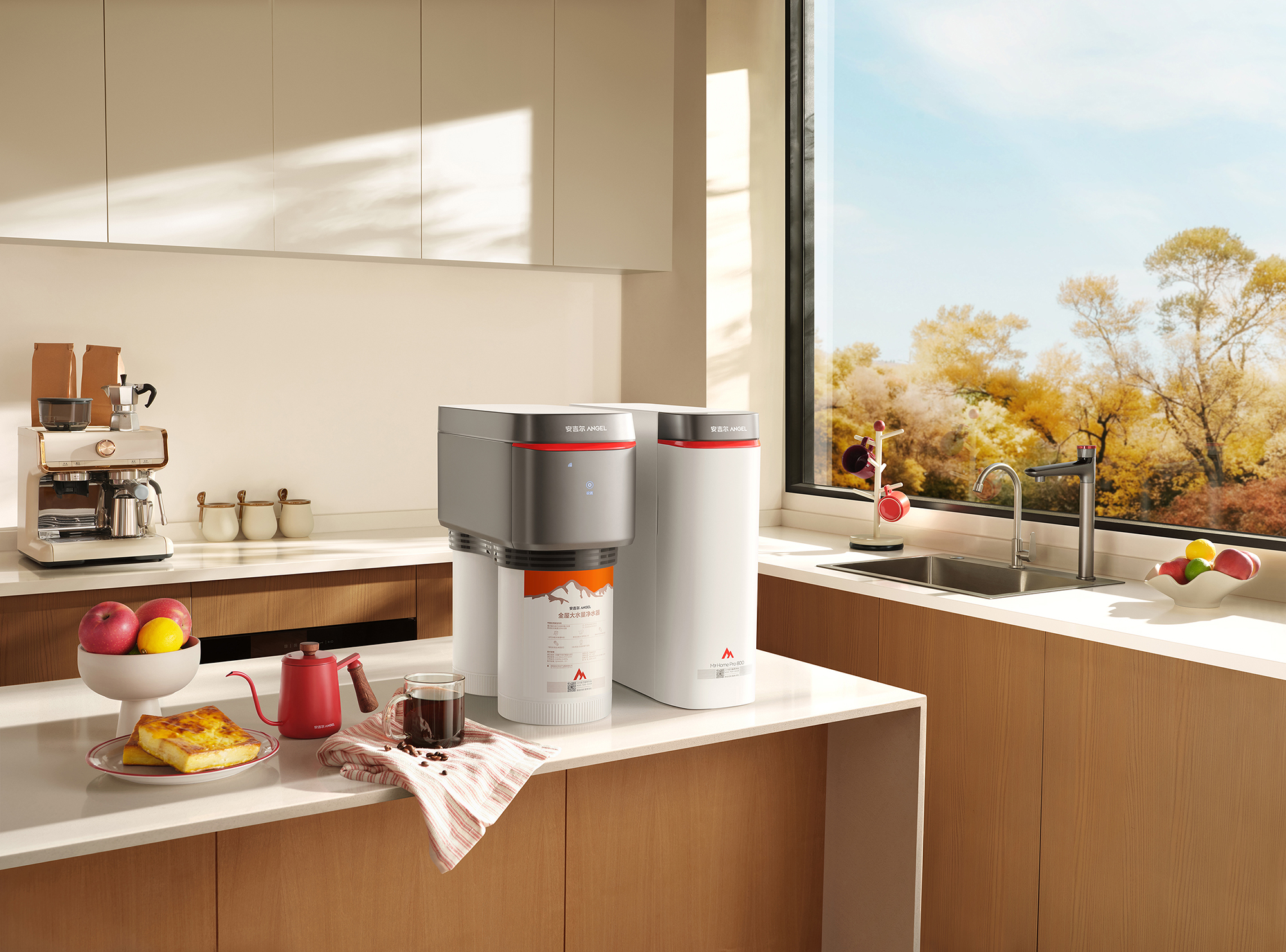 Red design，Rhett Design Products，product design，Angel，Whole house clean water，Water purifier，Space Master Series，CMF design，